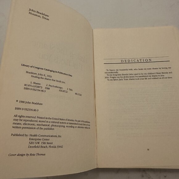 4 for $10! 😎 "Healing the Shame That Binds You" by John Bradshaw - Picture 5 of 6